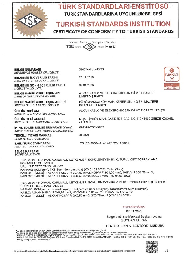 TSE IEC 60884